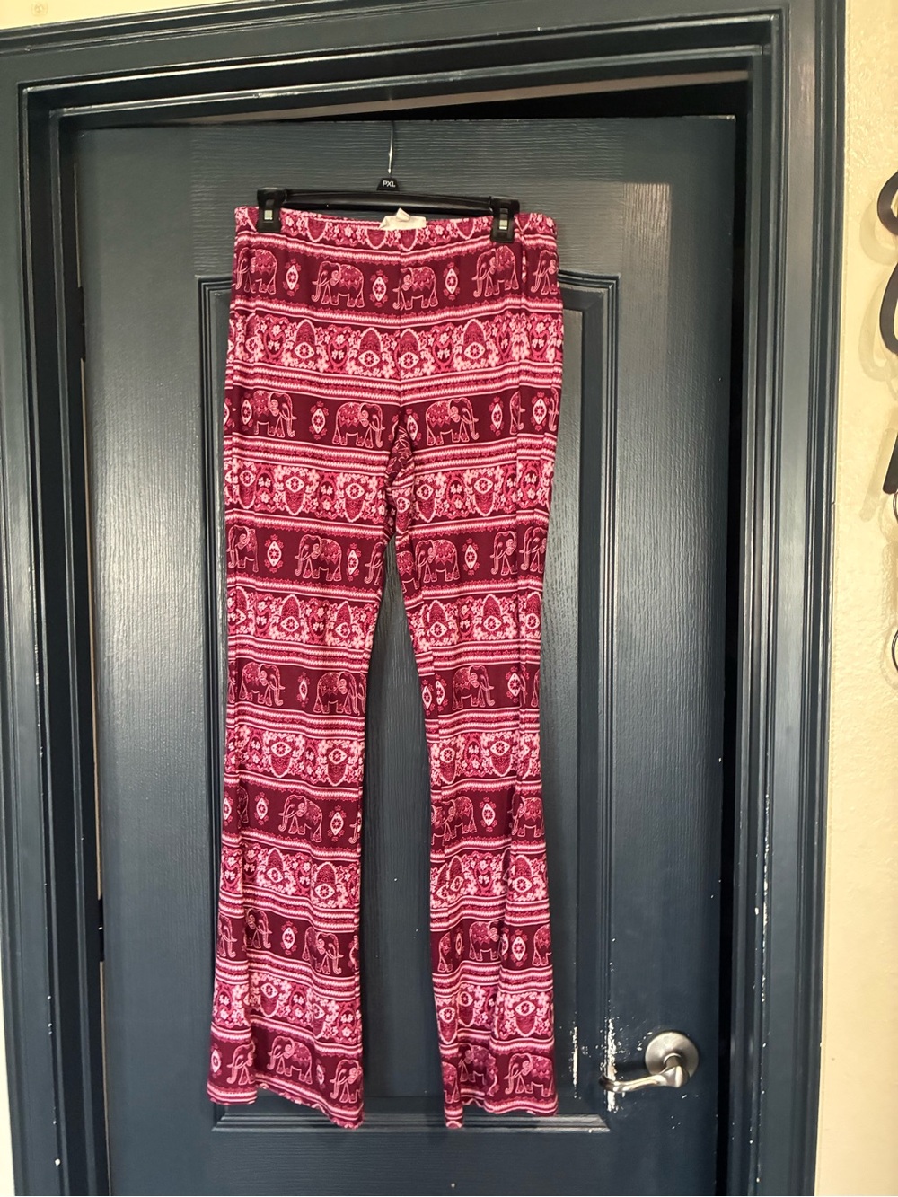 Pink Republic Burgundy and Pink Printed Lounge Pants